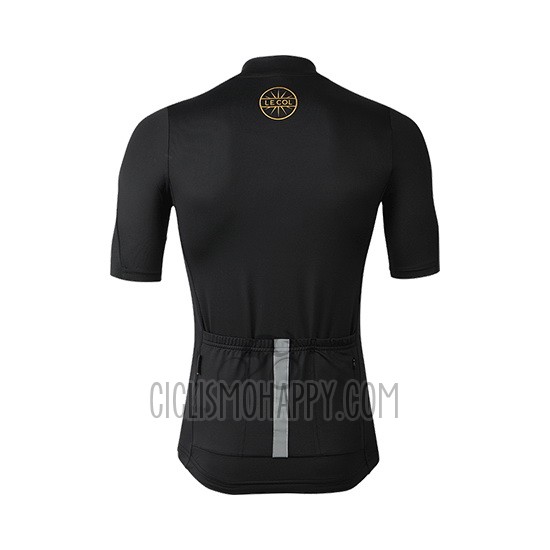 Lecol Cycling Jersey Bib Short 2019 Men Short Sleeve Black